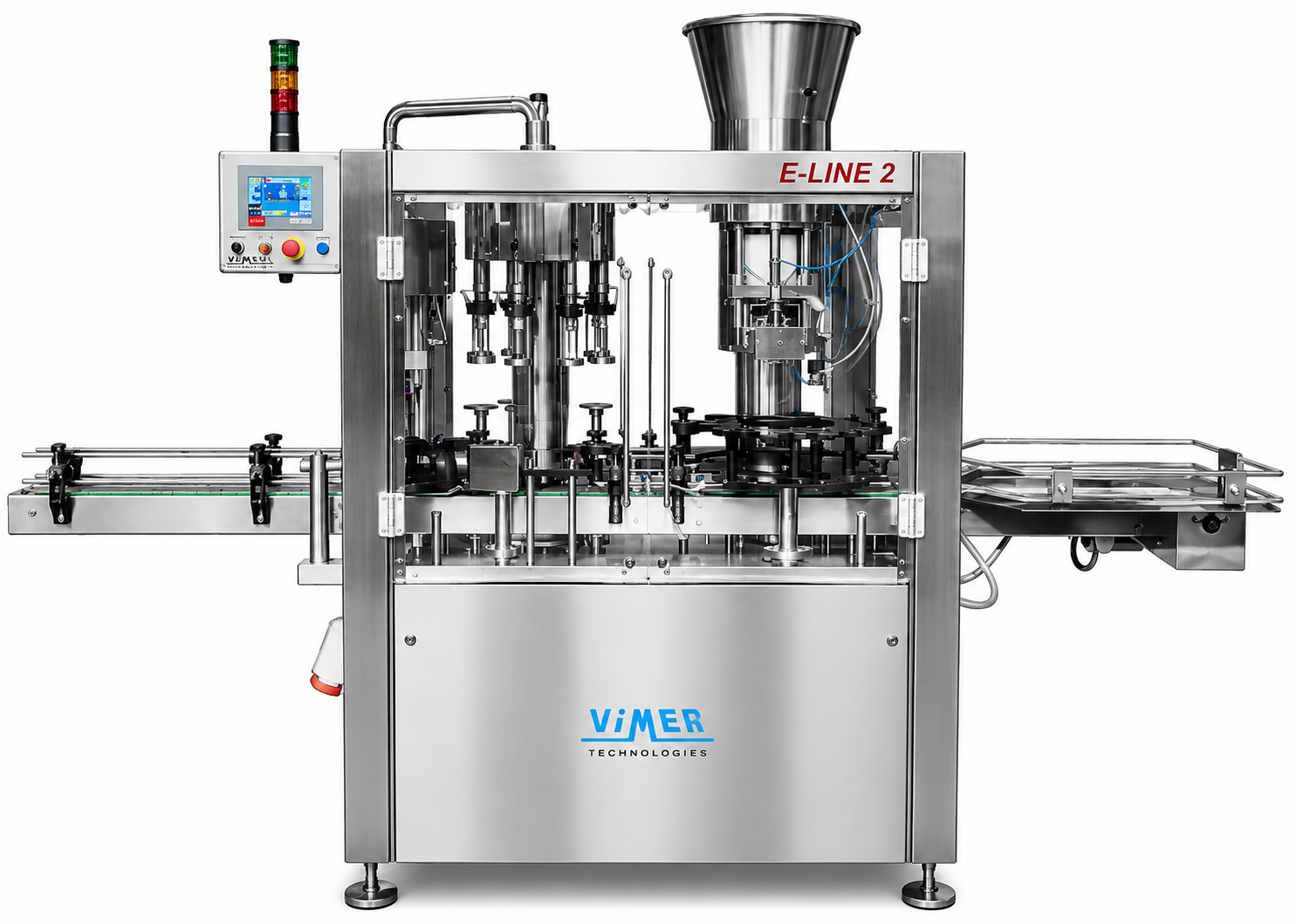 E-LINE – Automatic Bottling Monoblock with 2, 3 or 4 Stations – VIMEG TECHNOLOGIES SRL