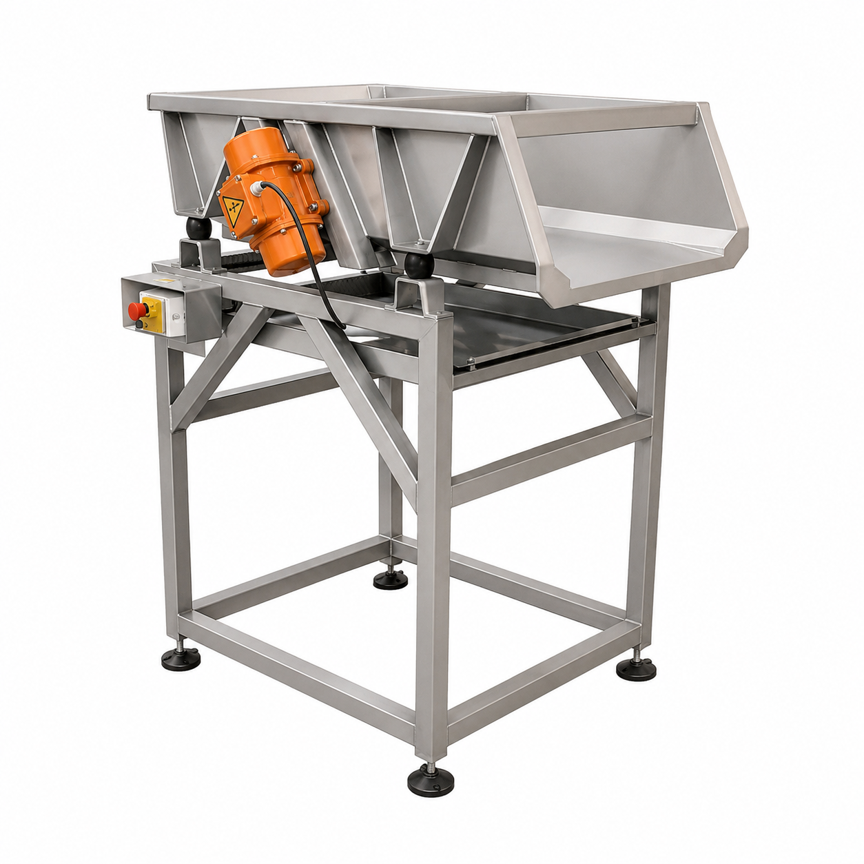 Vibrating Table For Grape Feeding And Distribution