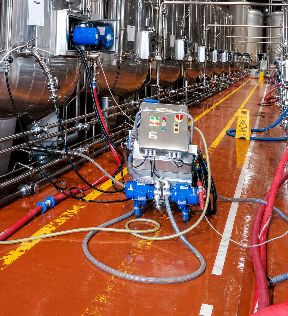 SEMPLICE PIU Mobile System for Washing Stainless Steel Tanks - GAMBA - 2