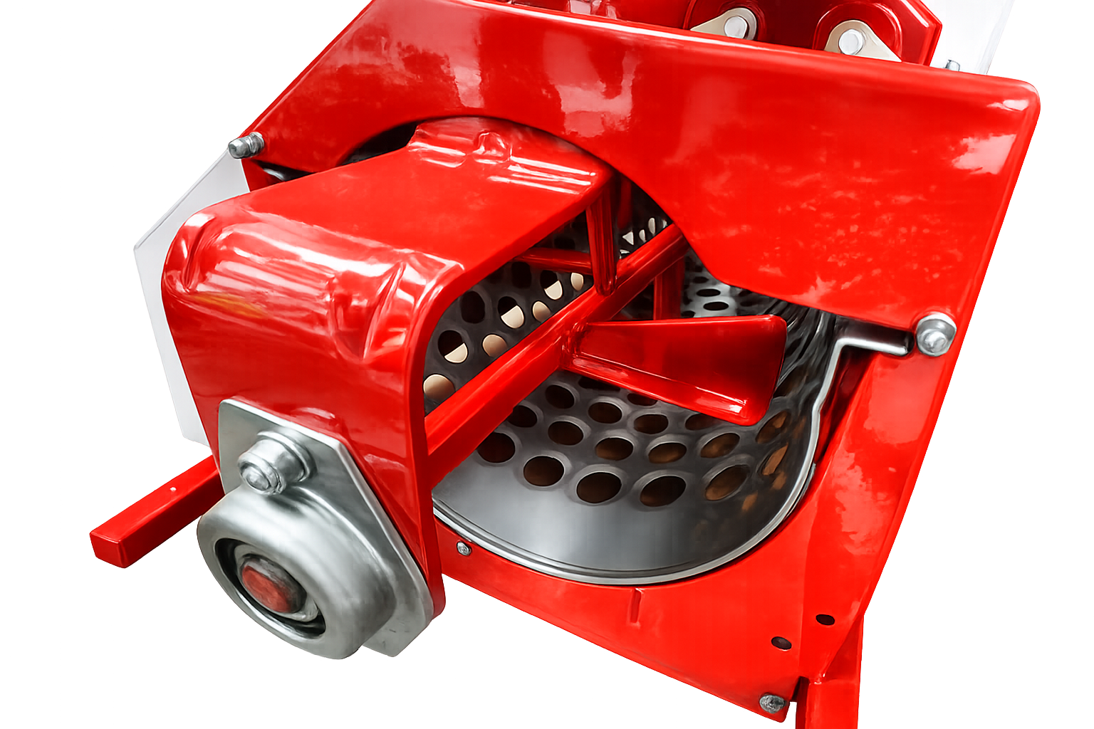 Model 191 - Grape Crusher-Destemmer with Motor, Enameled Hopper and Casing - FLLI BAESSO - 4