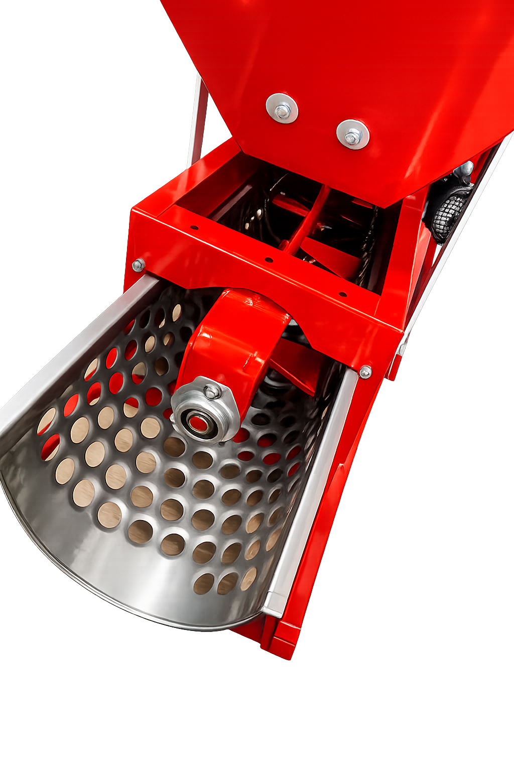 Model 191 - Grape Crusher-Destemmer with Motor, Enameled Hopper and Casing - FLLI BAESSO - 5