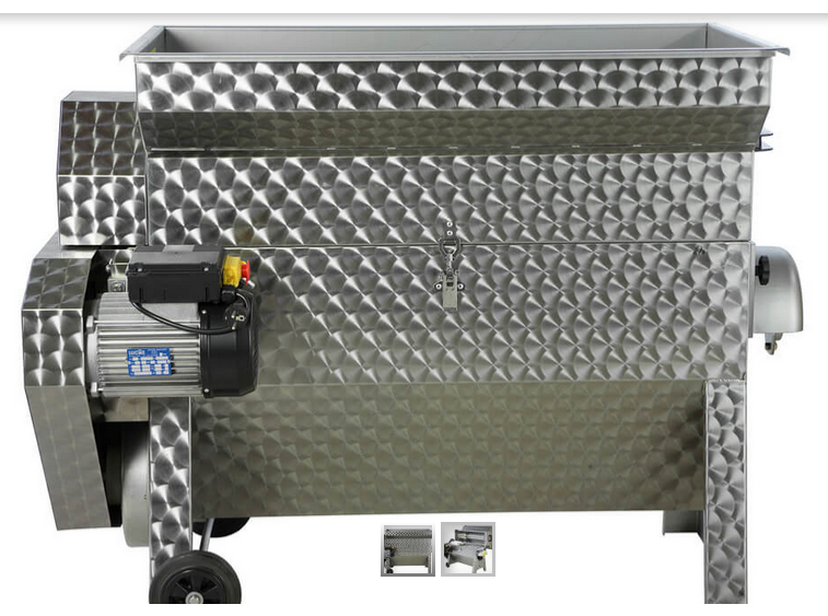 Model 234-K20 şi Model 235 K30 - Dezciorchinător Inox Struguri cu Motor și Pompă - 2