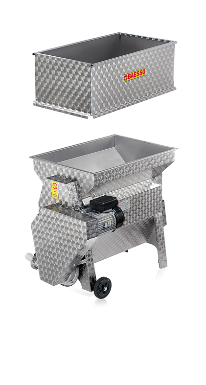 Model 234-K20 şi Model 235 K30 - Dezciorchinător Inox Struguri cu Motor și Pompă - 3